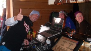 DJ Fritz beim Après Ski